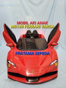 Mobil Baterai Mainan Anak Aki 6 Volt M6188 Ferarri Promo Termurah
