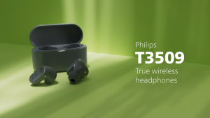 Philips True Wireless In-ear Headphones | Noise Canceling Pro | Dynamic Bass | 24Hr Playtime | Gray | TAT3509GY/97 | 1 Year warranty
