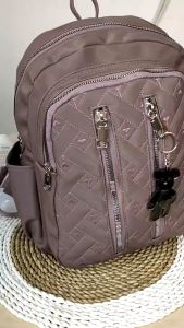 Kholimah Tas Ransel Wanita Cocoli Bordir Tebal Tas Backpack Punggung Sekolah Kantor Multifungsi