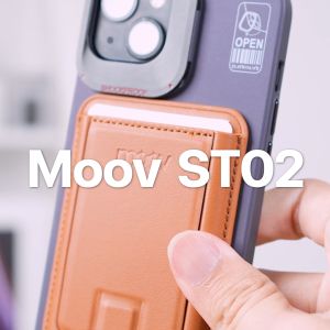 [ส่งฟรี] Moov ST02 Magnetic Wallet & Stand ขาตั้งโทรศัพท์ แม่เหล็ก ที่ใส่บัตรติดโทรศัพท์ พับเก็บได้ Card holder กระเป๋าใส่บัตร snap on