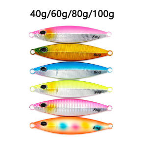 Anh J42 Slow Jig 40g 60g 80g 100g Laser Coating For Slow Fall Jigging Fishing