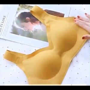 8 Colors Airism Bra Large Straps No Trace No Rims Gathered Adjustable Sports Sleep Bra