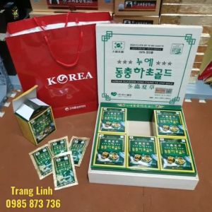 Đông trùng hạ thảo Hanil hàn quốc nội địa hộp 60 gói - Tăng thể lực ổn định huyết áp phòng ung thư tranglinh