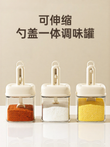 DEMING | Kitchen Spice Container Sealed Storage Box