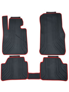 New BMW Rubber Latex Car Mat Waterproof Non-Slip for Old Model 1 Series 3 Series 5 Series X1 X3 X5 Custom Fit Auto Accessories