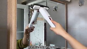 Chổi Gạt Kính Cây Lau Bàn Bếp Tự Vắt Thông Minh Mini 25cm Bọt Biển Siêu Thấm Hút Đa Năng Gập Gọn