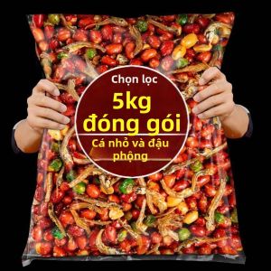 Popular Spicy Fried Fish & Peanuts Snack 5 Kg