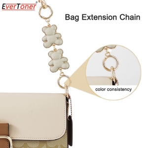 EverToner สายยืดขยายสายโซ่คล้องกระเป๋าอุปกรณ์เปลี่ยนจับกระเป๋าถือกระเป๋าสะพายข้างห้อยโซ่1ชิ้นรูปหมี