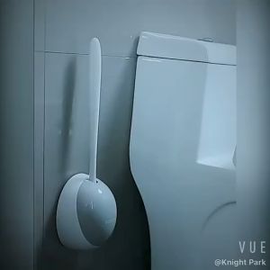 ECOCO Wall Mounted Toilet Brush with Holder Quick Draining Clean Tools....