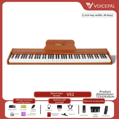 VOICEPAL | Portable Beginner-Friendly Educator 88-Key Digital Piano