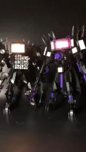 (รุ่นใหญ่)ไททัน speaker man บล็อคตัวต่อ titan drill man โมเดล skibidi toilet ชุด ตัวต่อ ทีวีแมน cameraman tv man monitor man clock man Building Blocks