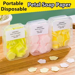 🔥Soap Paper Sheets For Hand Washing And Cleaning For Travel 4degin 1Box Portable LovelylifeFu👍