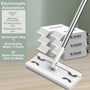 ZEXI | Static Dust Extraction Mop Disposable Easy Clean Home Use