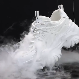 Korean high cut rubber shoes white sneakers for wonen