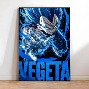 Bandai | Anime Dragon Ball Vegeta Character Modern Canvas Oil Painting Paint by Numbers for Living Room Bedroom Home Decor No Frame