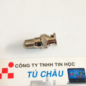 Đầu BNC cho Camera đầu thu... Chất liệu Inox đầu cắm xi mạ