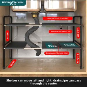 XUNHUAI | Adjustable Kitchen Storage Rack Multi-level