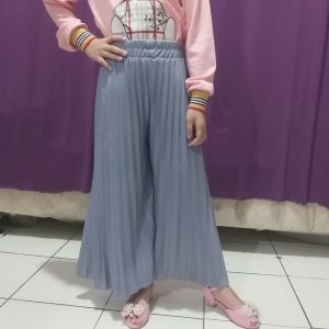 Kulot Plisket Anak-anak Kulot muslim Celana panjang Celana kulot panjang Terbaru Termurah