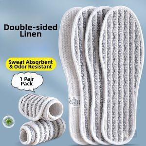 ZHIHAOEN | Aromatic Wormwood Odor-Preventing Sweat-Absorbent Breathable Shoe Inserts