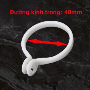 MINGRENBANG | Vòng Treo Rèm Điều Chỉnh cho Thanh Roman