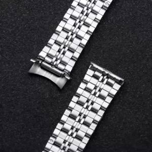 18mm 20mm 22mm 24mm High Quality Stainless Steel Watch Strap with Metal Folding Watch Buckle Watch Band for Universal Bracelet