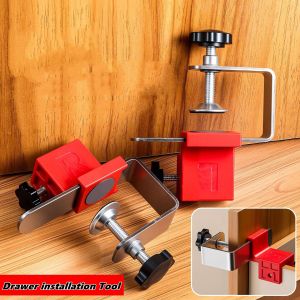 Adjustable Drawer Fixing Clip High Drawer Panel Quick Installation Clamp Furniture Large Panel Mounting Auxiliary Tool Jig