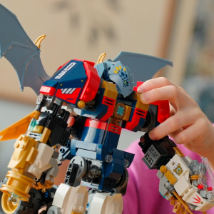 LEGO® NINJAGO® Zane’s Ultra Combiner Mech Toy 4-in-1 Building Set 71834