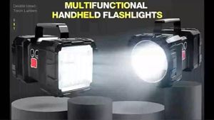 Super Powerful Torchlight Led Flashlight Rechargeable Torchlight Portable Lantern Multifunction Double Head Light Outdoor Camping Fishing Lamp