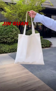 Direct Supplier Plain Katsa Tote Bag Canvas [High Quality] without Zipper