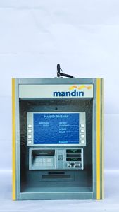 COD Celengan ada kunci Kayu Jumbo Buka Tutup Anti Rayap Motiv ATM Mandiri Premium