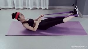 POWER HOUSE FITNESS Yoga Pilates Stretch Resistance Band Elastic Fitness Bands for Workout Exercise and Gym Training