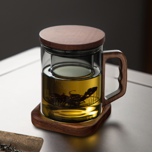 YIHUTEA | Tea-water Separation Thickened Office Tea Cup