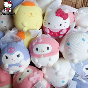 Sanrio Kawaii Melody Decompression Kuromi Cinnamoroll Stress Relief Squishy Anime Cartoon Childrens Hand Pinch Toy Healing Gift