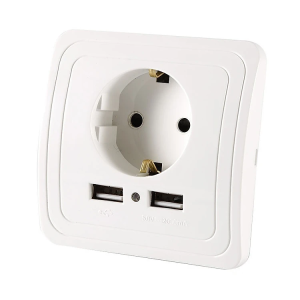 STOP KONTAK COLOKAN DENGAN 2 USB PORT