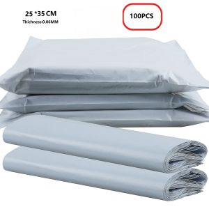 25/50/100pcs Self-Adhesive Sealing Express Logistics Mailing Waterproof & Dustproof Packaging Bag Gift Packing & Shipping Bag
