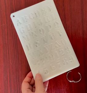 12 English Letters DIY Layering Stencils Painting Scrapbook Coloring Embossing Alphabet English Letters DIY Layering Stencils Painting Scrapbook Coloring Embossing Album Decorative Template Stencils Scale Template Sets for Bullet Journal Stencil Planner