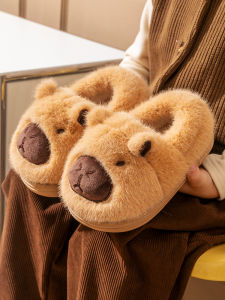 Dép Trẻ Em Bằng Cotton Có Gót Dép Trẻ Em Mùa Đông Ấm Áp Thoải Mái Dép Lười Cho Bé Trai Và Bé Gái Đi Trong Nhà