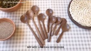 [FREESHIP MAX]Thìa/muỗng gỗ óc chó siêu sạch vân đẹp kiểu dáng hiện đại (CTH528)