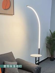 (Original) Floor Lamp Living Room Simple Modern Nordic Style Bedroom Bedside Lamp Led Creative Minimalist Personality Vertical Table Lamp