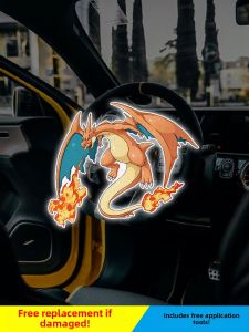 Reflective Pokemon Charizard Sticker