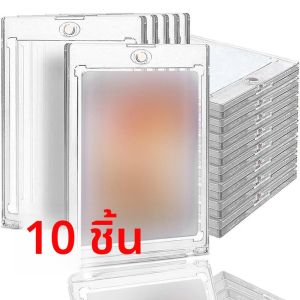 HD แม่เหล็กผู้ถือบัตร 35Pt สําหรับ Trading การ์ดเบสบอล Protector กรณีแม่เหล็กใสรถตักด้านบนสําหรับเกาหลี Kpop Idol Photo การ์ด