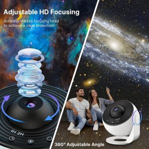1 piece 12 -in -1 star projector night light Galaxy projector bedroom celestial museum projector Aurora projector