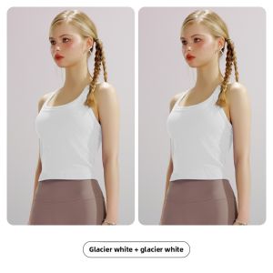 miiow | American Style Strap Vest Summer Womens Outerwear Inner Match White Work Shoulder Strap Sports Base Shirt Cat Person MiiOW