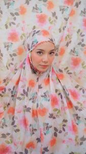 (FREE SAJADAH) Mukena Mini Parasut Premium Korea 2in1 Daily Lasercut Travel Motif II