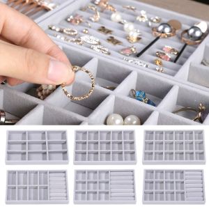 ZYJC With Lid Travel Jewelry Tray Case Ornaments Organizer Design Earring Holder Bracelets Rings Storage Rotating Jewelry Box Jewelry Accessory