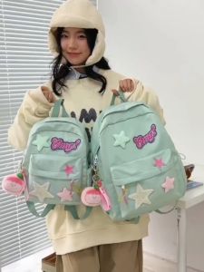 Grosir import jakarta snsd-9114 free gantungan boneka tas ransel wanita 024 fashion cantik tas back pack terkiniian dan best seller