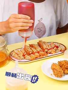 ขวดบีบ ขวดบีบซอส ปลายขวดเเหลม จุกปิดเเน่นไม่หกเลอะเทอะ มี6ขนาดให้เลือก 250ml-900ml