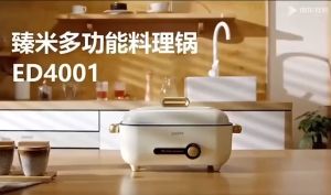 [CHÍNH HÃNG] Nồi lẩu điện đa năng ZHENMI ZM-ED4001 4L. Nhanh sôidung tích lớn [TIME_MART siêu thị tiện ích gia đình]