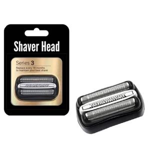 Replacement Blades foil head Fit For Braun 3 Series shaver models 300S 301S 310S 5408 Blade Mesh Accessories