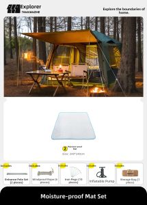 TanXianZhe | Portable Foldable Waterproof Windproof Inflatable Tent